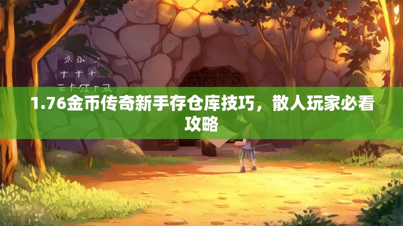 1.76金币传奇新手存仓库技巧，散人玩家必看攻略