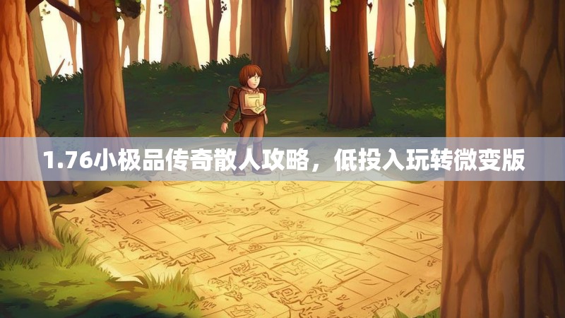 1.76小极品传奇散人攻略，低投入玩转微变版