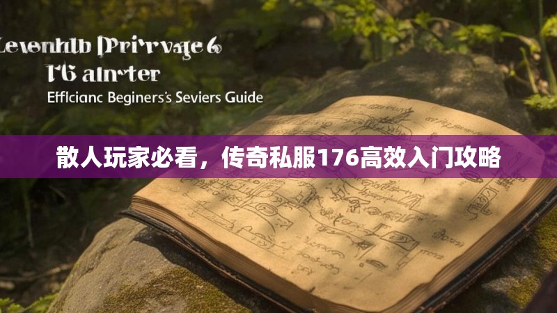 散人玩家必看，传奇私服176高效入门攻略