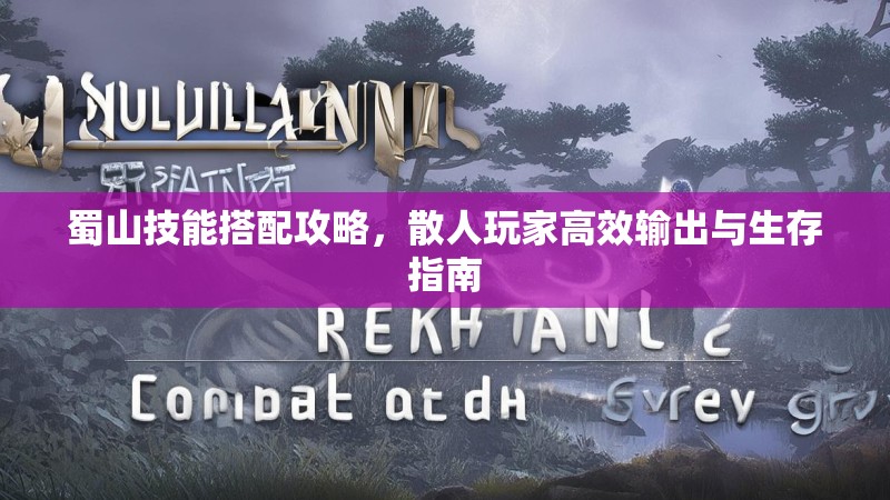 蜀山技能搭配攻略，散人玩家高效输出与生存指南