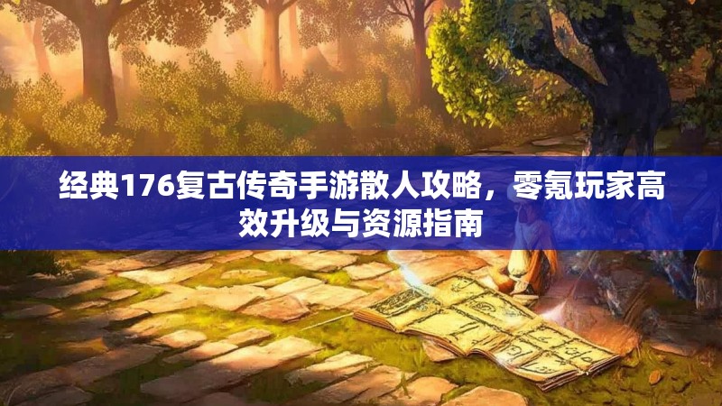 经典176复古传奇手游散人攻略，零氪玩家高效升级与资源指南