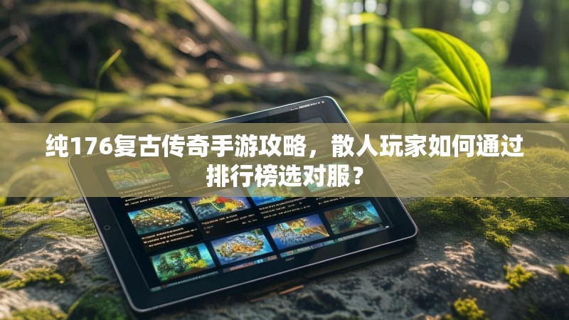 纯176复古传奇手游攻略,散人玩家如何通过排行榜选对服?