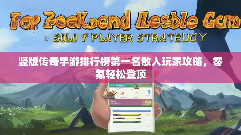 竖版传奇手游排行榜第一名散人玩家攻略，零氪轻松登顶