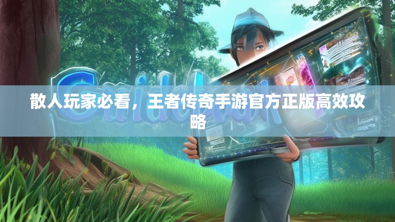 散人玩家必看，王者传奇手游官方正版高效攻略