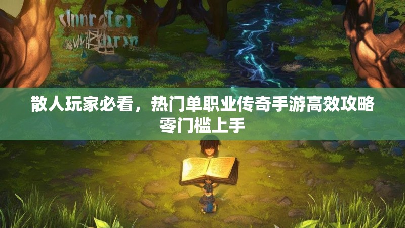 散人玩家必看，热门单职业传奇手游高效攻略零门槛上手