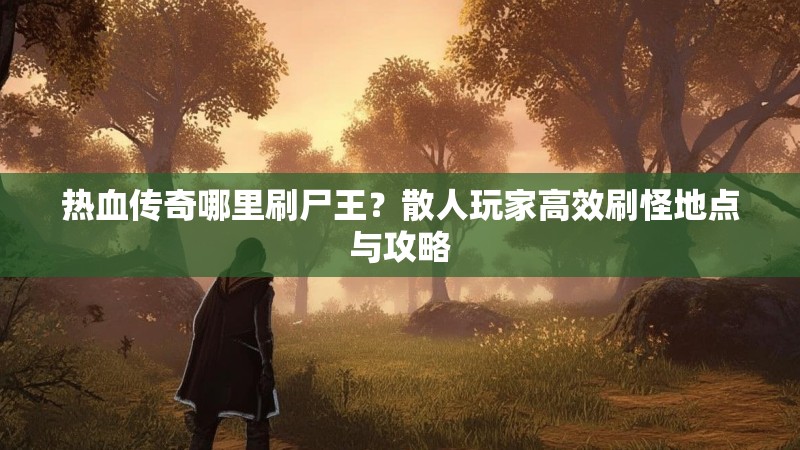 热血传奇哪里刷尸王？散人玩家高效刷怪地点与攻略