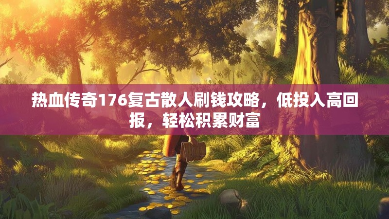 热血传奇176复古散人刷钱攻略，低投入高回报，轻松积累财富