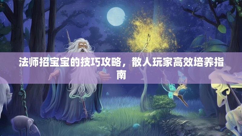 法师招宝宝的技巧攻略，散人玩家高效培养指南