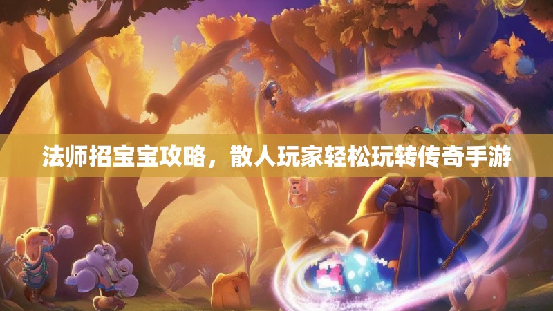 法师招宝宝攻略，散人玩家轻松玩转传奇手游