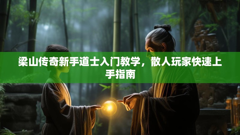 梁山传奇新手道士入门教学，散人玩家快速上手指南
