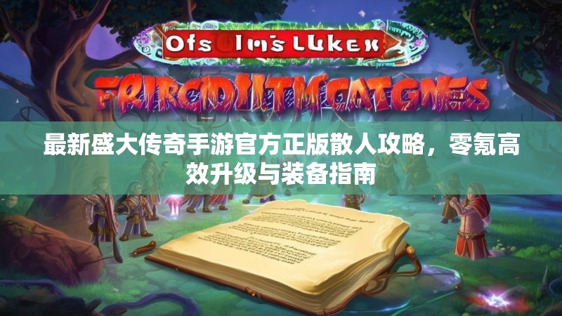 最新盛大传奇手游官方正版散人攻略，零氪高效升级与装备指南