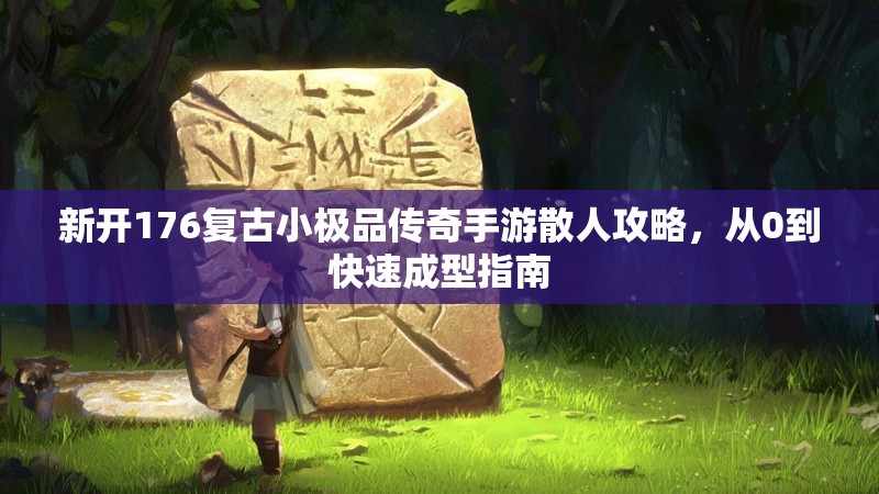 新开176复古小极品传奇手游散人攻略，从0到快速成型指南
