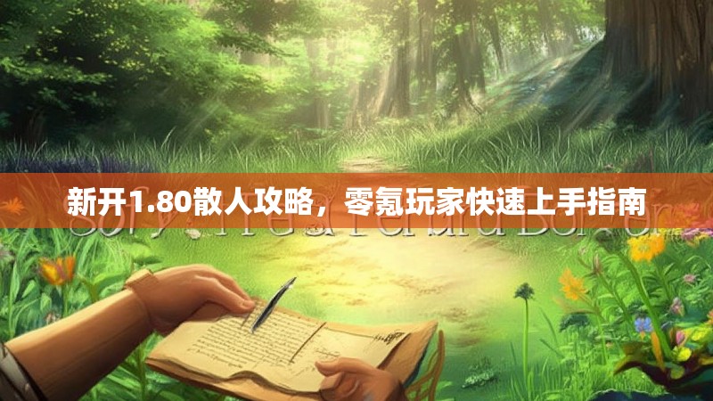 新开1.80散人攻略，零氪玩家快速上手指南