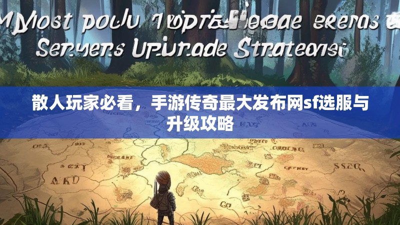 散人玩家必看，手游传奇最大发布网sf选服与升级攻略