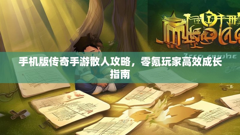 手机版传奇手游散人攻略，零氪玩家高效成长指南