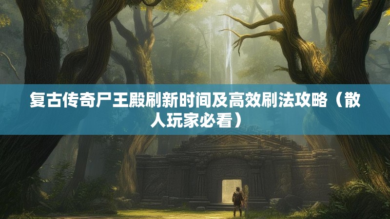 复古传奇尸王殿刷新时间及高效刷法攻略（散人玩家必看）