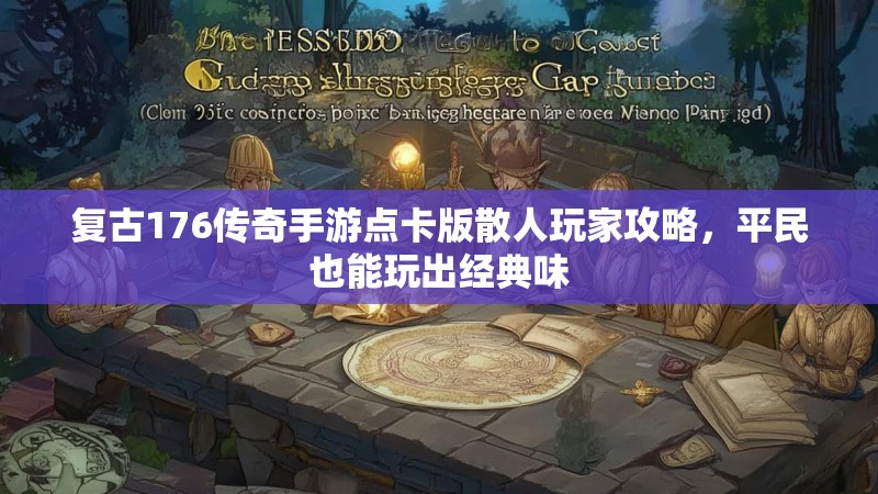 复古176传奇手游点卡版散人玩家攻略，平民也能玩出经典味
