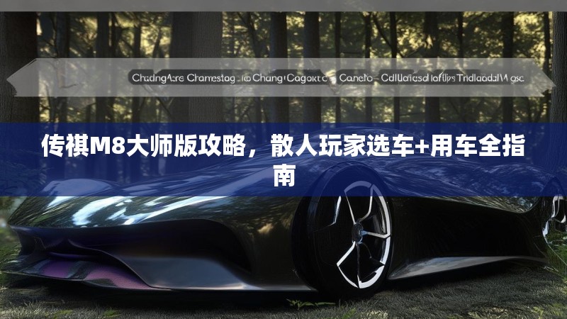 传祺M8大师版攻略，散人玩家选车+用车全指南
