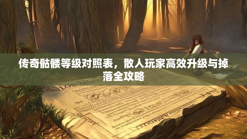 传奇骷髅等级对照表,散人玩家高效升级与掉落全攻略