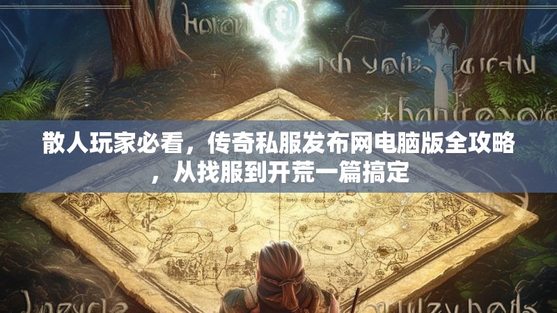散人玩家必看,传奇私服发布网电脑版全攻略,从找服到开荒一篇搞定