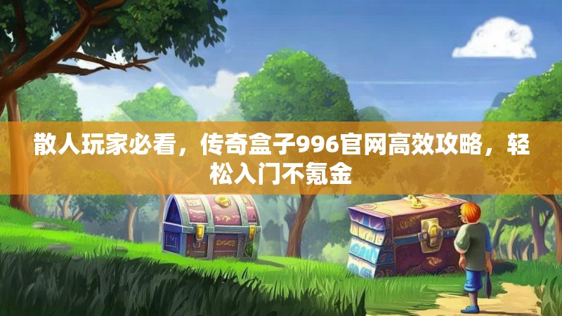 散人玩家必看，传奇盒子996官网高效攻略，轻松入门不氪金