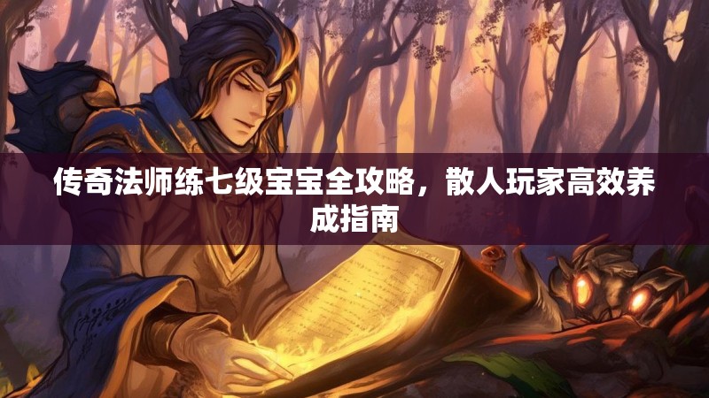 传奇法师练七级宝宝全攻略，散人玩家高效养成指南
