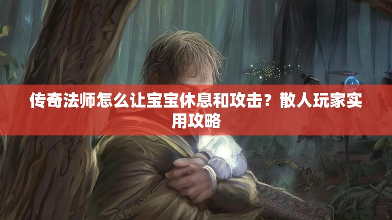 传奇法师怎么让宝宝休息和攻击？散人玩家实用攻略