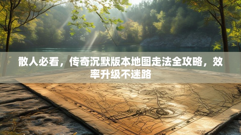 散人必看，传奇沉默版本地图走法全攻略，效率升级不迷路