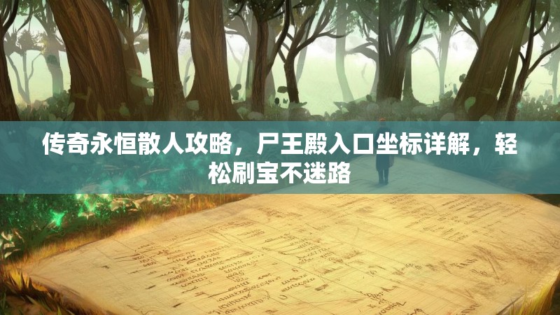 传奇永恒散人攻略，尸王殿入口坐标详解，轻松刷宝不迷路