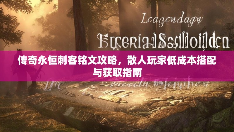 传奇永恒刺客铭文攻略，散人玩家低成本搭配与获取指南