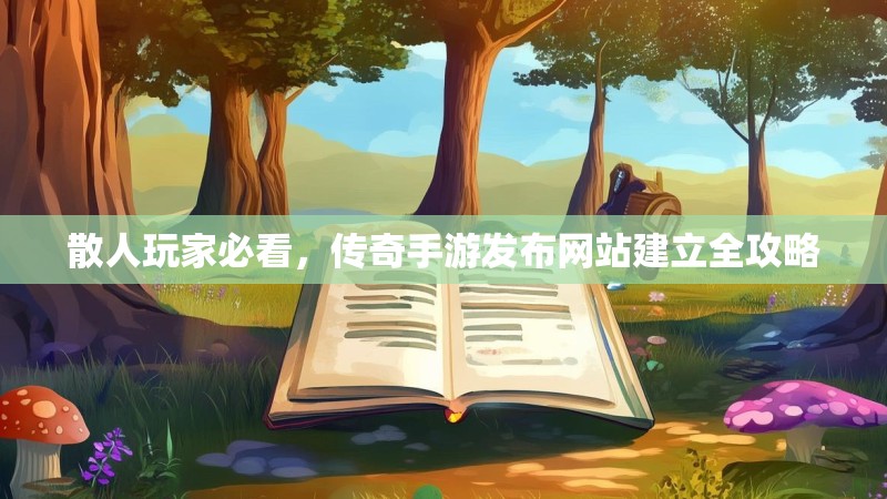 散人玩家必看，传奇手游发布网站建立全攻略