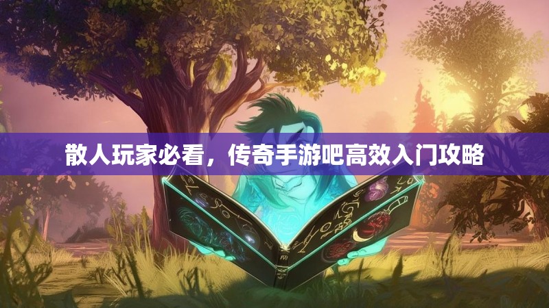 散人玩家必看，传奇手游吧高效入门攻略