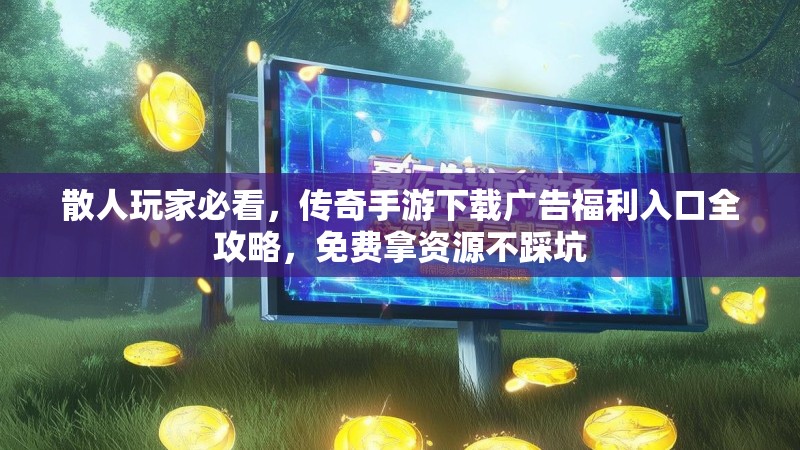 散人玩家必看，传奇手游下载广告福利入口全攻略，免费拿资源不踩坑