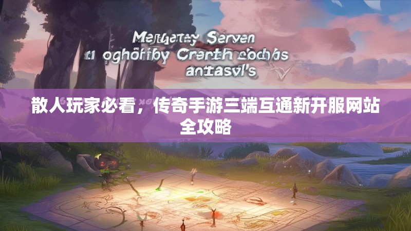 散人玩家必看，传奇手游三端互通新开服网站全攻略