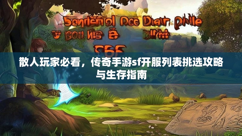 散人玩家必看，传奇手游sf开服列表挑选攻略与生存指南