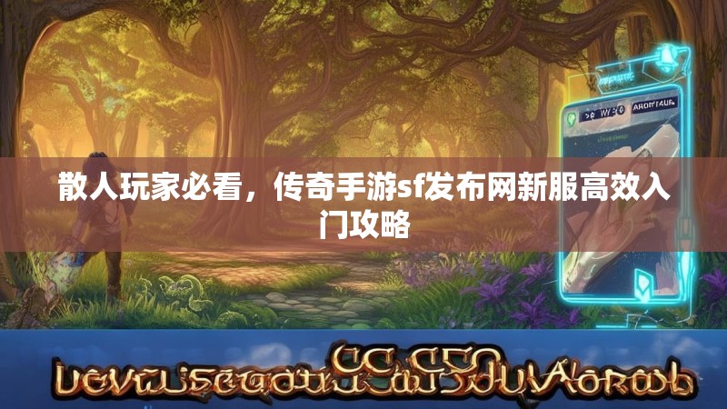 散人玩家必看，传奇手游sf发布网新服高效入门攻略