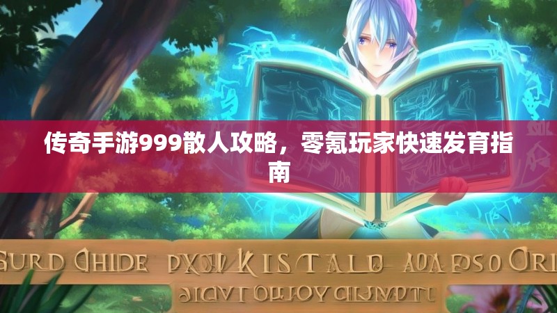 传奇手游999散人攻略，零氪玩家快速发育指南