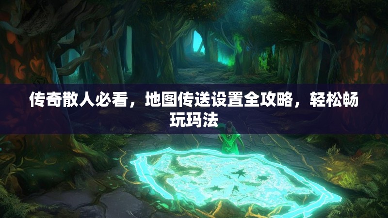 传奇散人必看，地图传送设置全攻略，轻松畅玩玛法