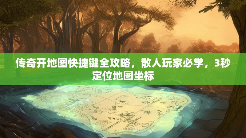 传奇开地图快捷键全攻略，散人玩家必学，3秒定位地图坐标