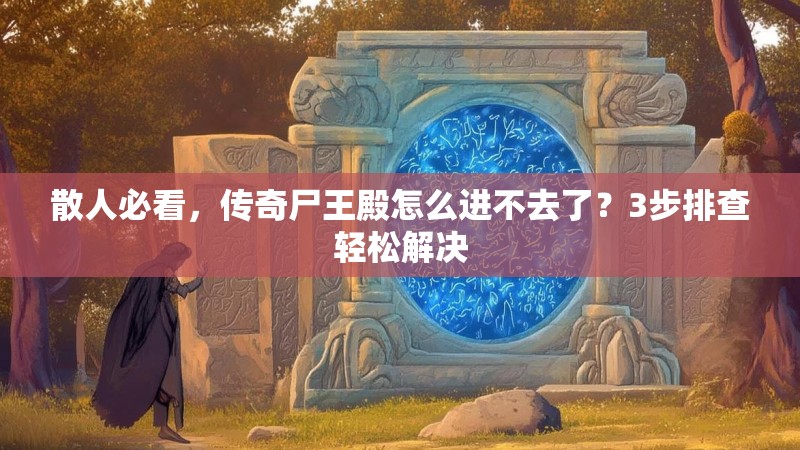 散人必看，传奇尸王殿怎么进不去了？3步排查轻松解决