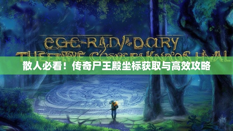 散人必看！传奇尸王殿坐标获取与高效攻略