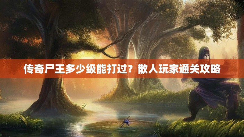 传奇尸王多少级能打过？散人玩家通关攻略
