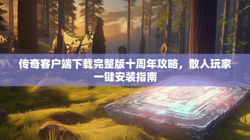传奇客户端下载完整版十周年攻略，散人玩家一键安装指南