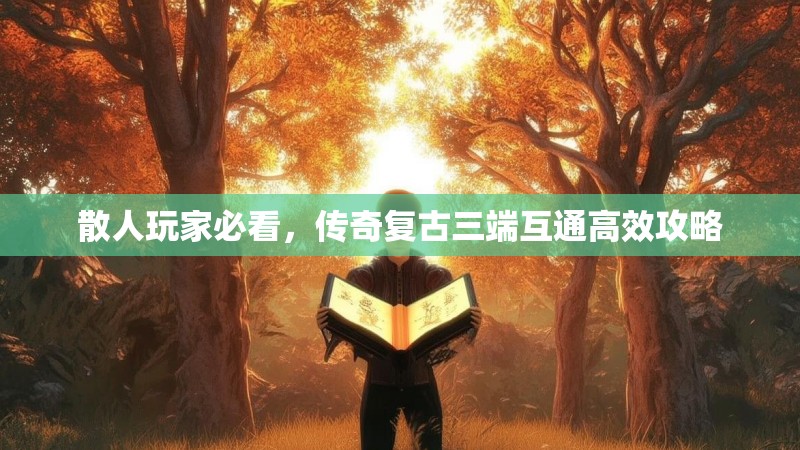 散人玩家必看，传奇复古三端互通高效攻略