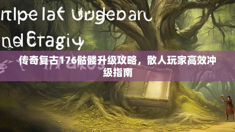 传奇复古176骷髅升级攻略，散人玩家高效冲级指南