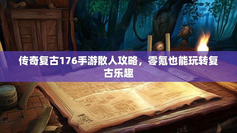 传奇复古176手游散人攻略，零氪也能玩转复古乐趣