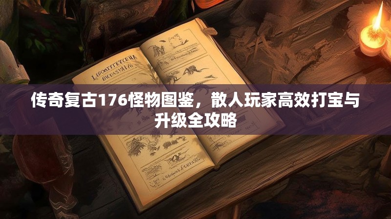 传奇复古176怪物图鉴，散人玩家高效打宝与升级全攻略
