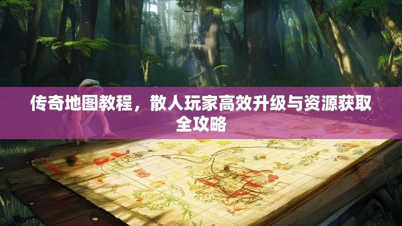 传奇地图教程，散人玩家高效升级与资源获取全攻略