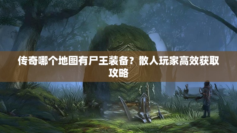 传奇哪个地图有尸王装备？散人玩家高效获取攻略