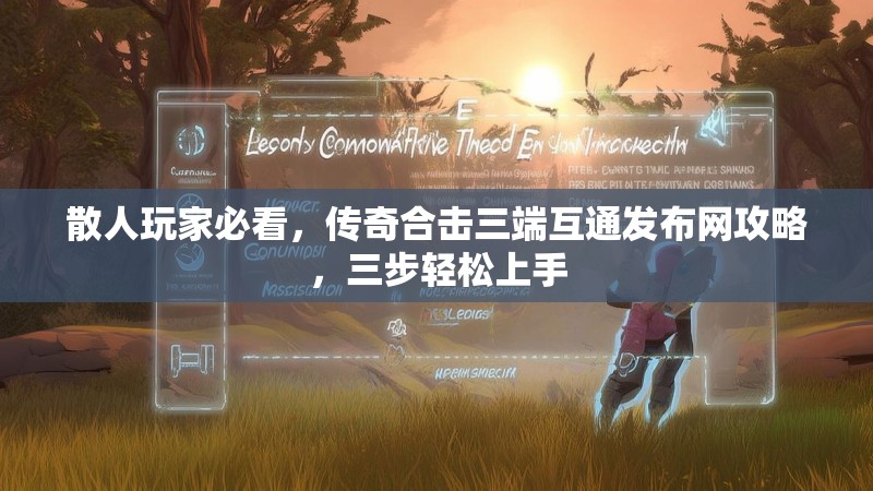 散人玩家必看，传奇合击三端互通发布网攻略，三步轻松上手